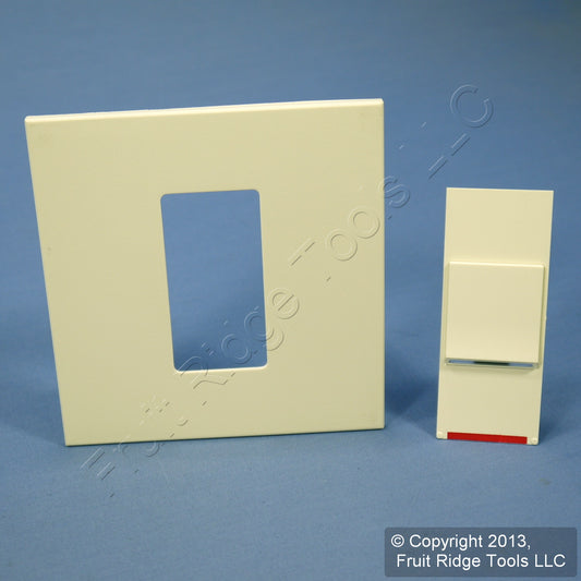 Leviton IPKIT-LLA Almond Color Change Conversion Kit for Wide Fin Monet Control