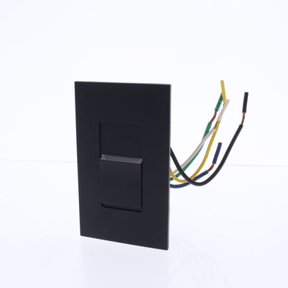 Leviton MNM10-1LE Black Monet Magnetic Low Voltage Light Dimmer Switch 1000VA
