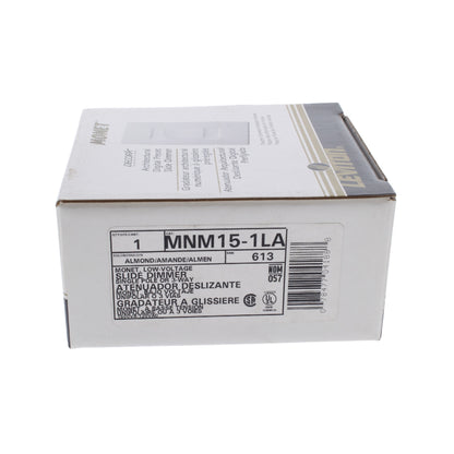 Leviton MNM15-1LA Almond Monet Magnetic Low Voltage Light Dimmer 1500VA 1125W