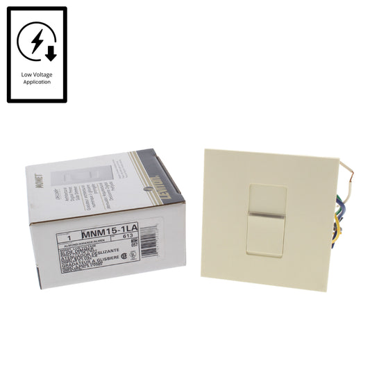 Leviton MNM15-1LA Almond Monet Magnetic Low Voltage Light Dimmer 1500VA 1125W