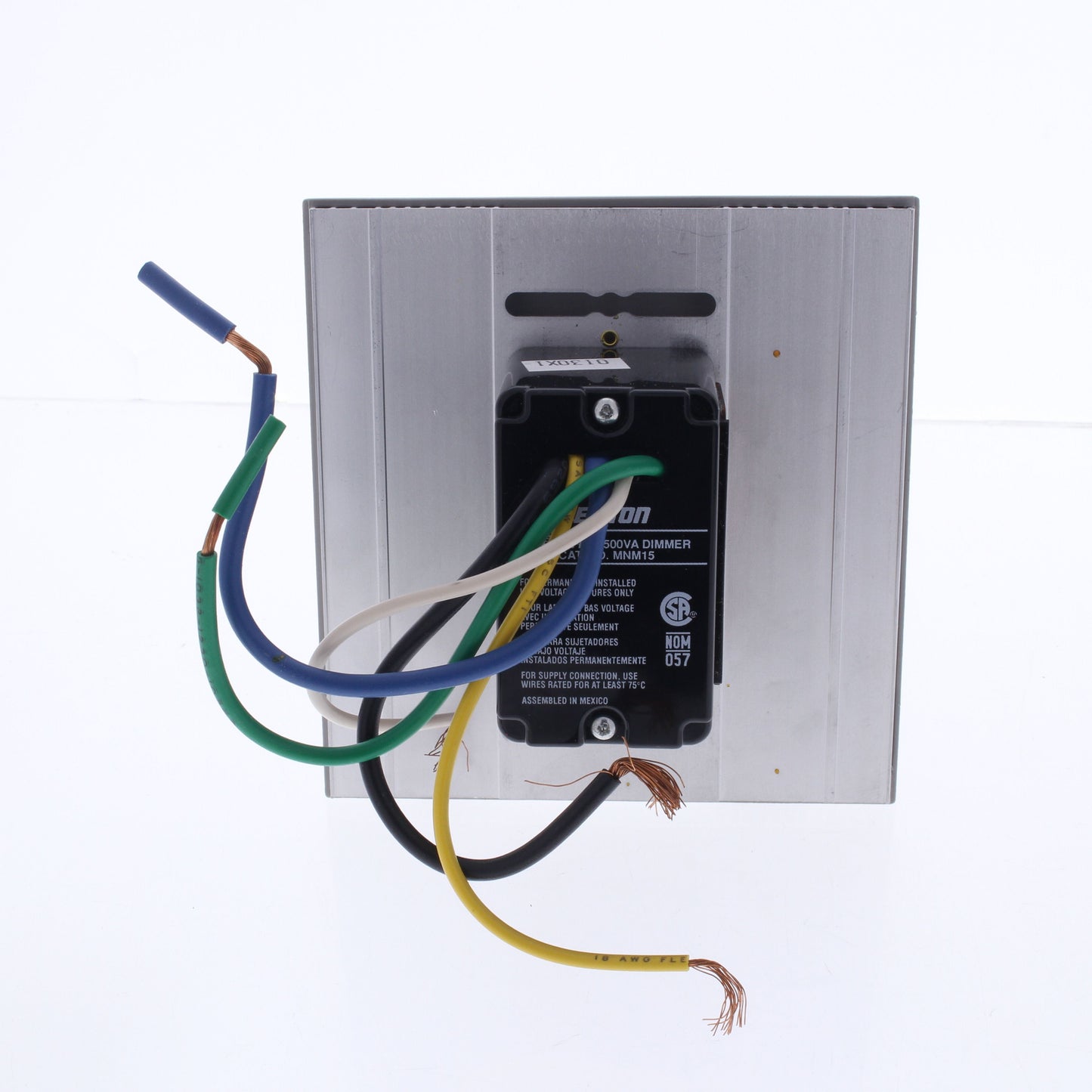 Leviton Gray Monet Magnetic Low Volt Light Dimmer Switch 1500VA 1125W MNM15-1LG