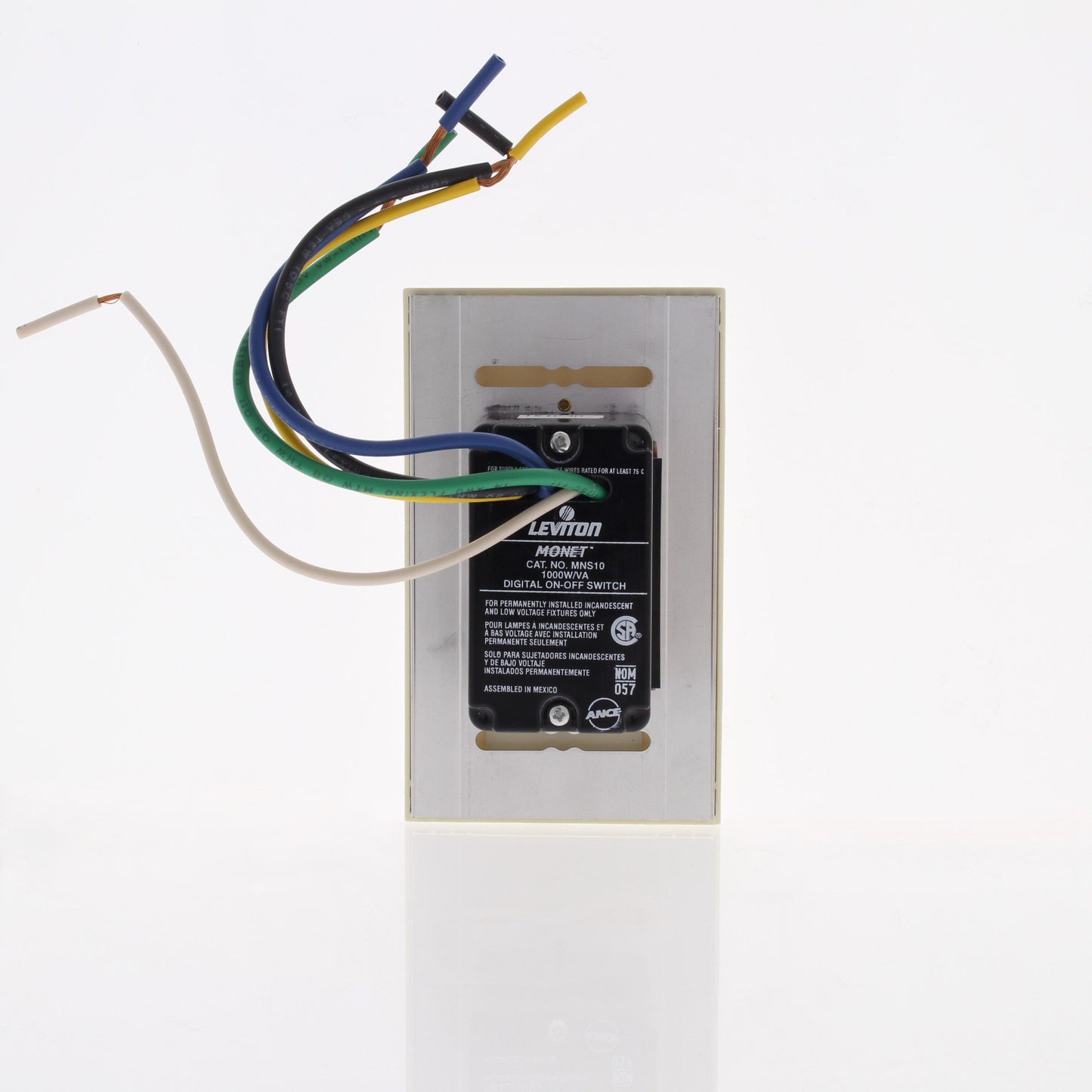 Leviton Almond Monet Scene Capable Switch 1000VA
