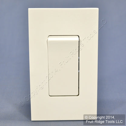 Leviton MNS20-D3W White Narrow Fin Monet 3-Way 20A Rocker Switch 120/277V 60Hz