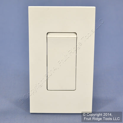 Leviton MNS20-D4W White Narrow Fin Monet 4-Way Rocker Switch 20A 120/277V 60Hz