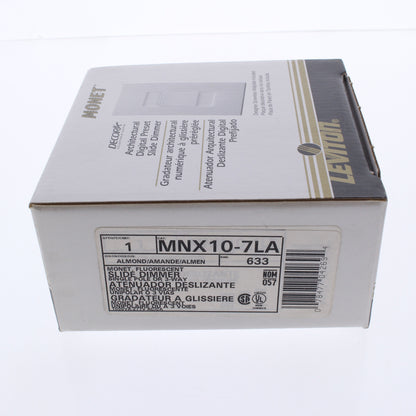 Leviton MNX10-7LA Almond Fluorescent Dimmer Light Switch 1000VA 277V AC 750W