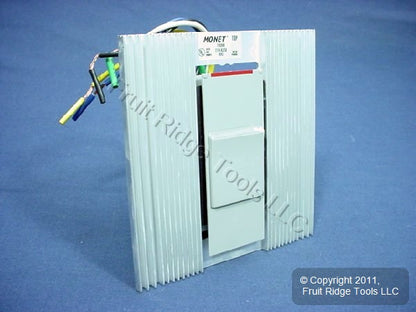 Leviton MNX15-7LG Gray Monet Fluorescent Slide Dimmer Ecotron Mark X 1500VA