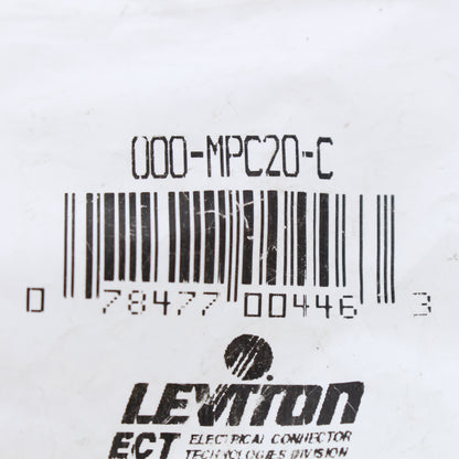 Leviton MPC20-C Metal Male Palmgren 18 Series 315A 600V Electronic Connector