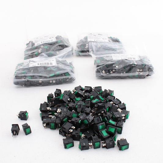 Leviton MR001 Green Pilot Light Illuminated Mini Rocker Panel Switch Micro 500pk