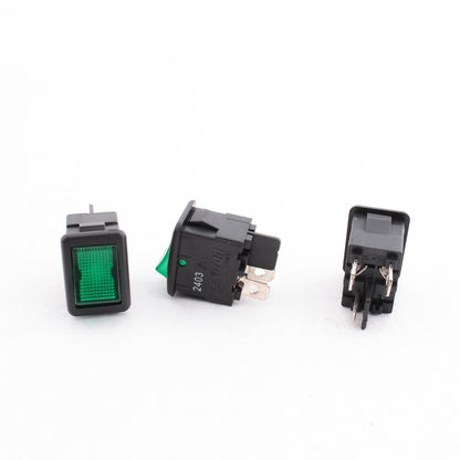 Leviton MR001 Green Pilot Light Illuminated Mini Rocker Panel Switch Micro 500pk