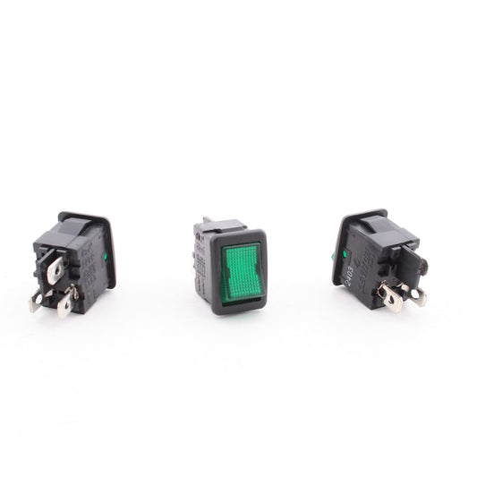 Leviton MR001 Green Pilot Light Illuminated Mini Rocker Panel Switch Micro 100pk