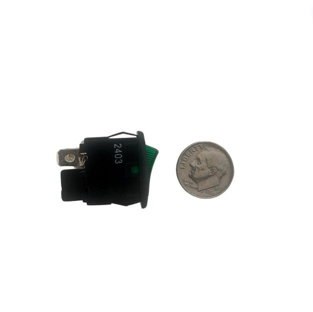 Leviton MR001 Green Pilot Light Illuminated Mini Rocker Panel Switch Micro 100pk