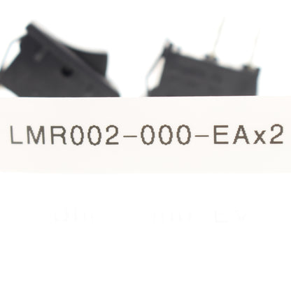 2 Leviton Black Snap-In Mini Rocker Panel Switches On/Off 10A Micro SPST MR002