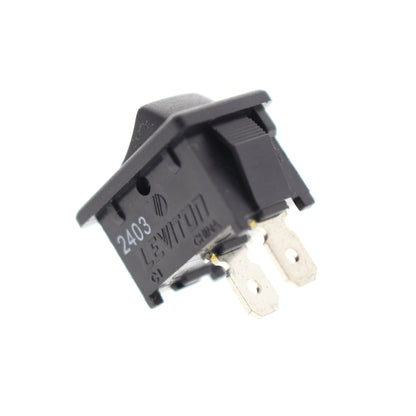 Leviton MR002 Black Snap-In Mini Rocker Panel Switch On/Off 10A Micro SPST 5pcs
