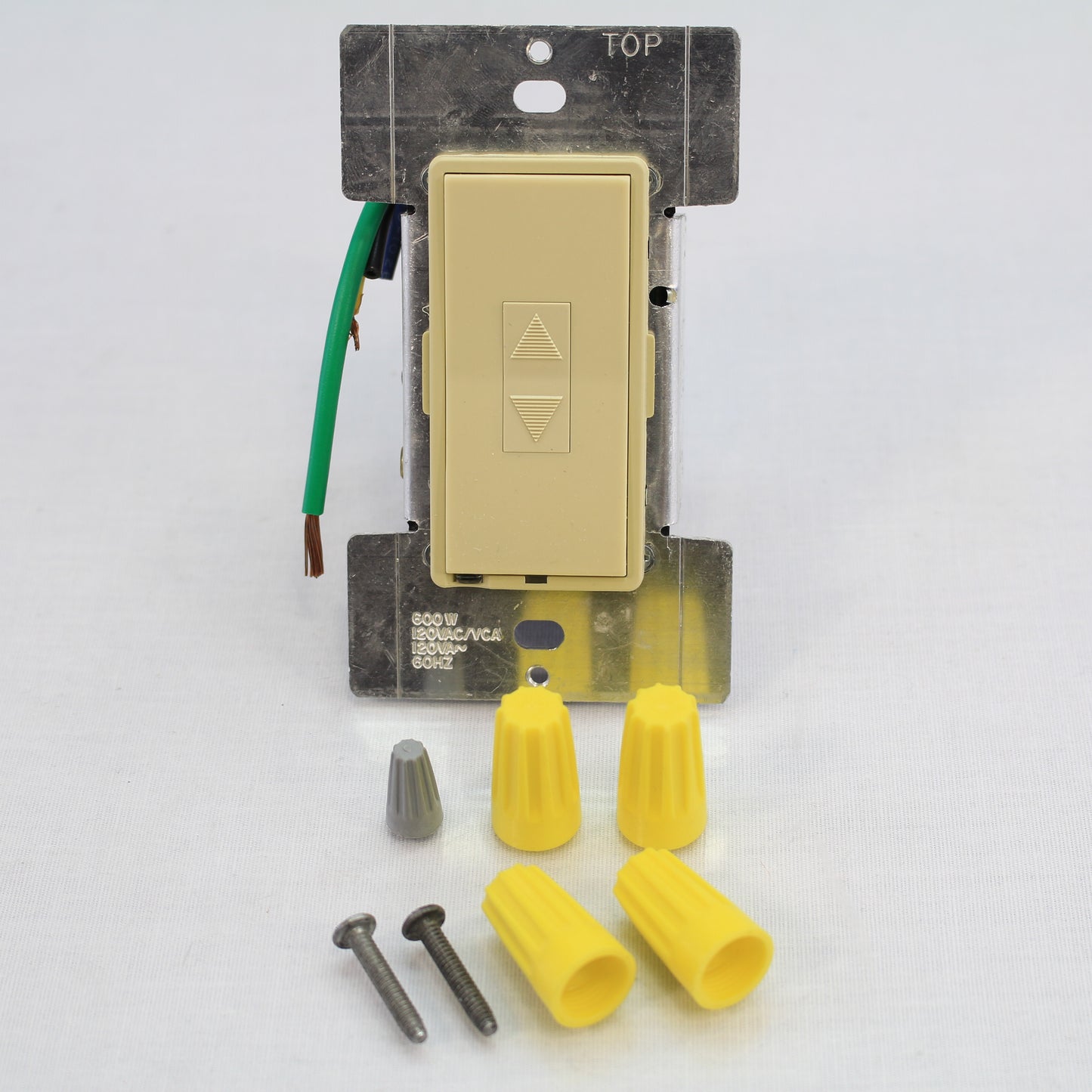 Leviton MRI06-1LI Ivory Mural Decora Light Dimmer Switch Multi-Way 600W Preset