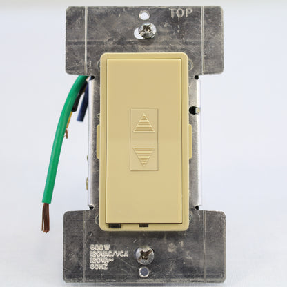 Leviton MRI06-1LI Ivory Mural Decora Light Dimmer Switch Multi-Way 600W Preset