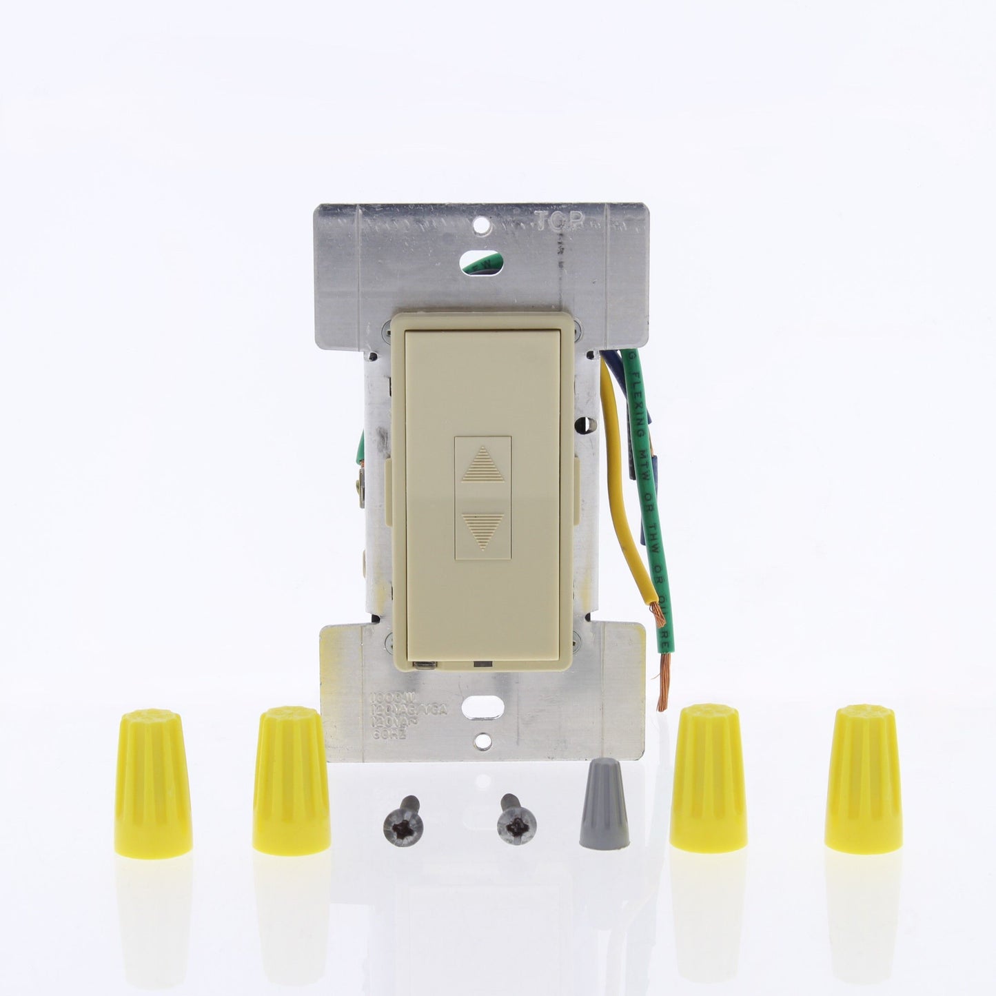 Leviton MRI10-1LI Ivory Mural Decora Light Dimmer Switch Multi-Way 1000W Preset