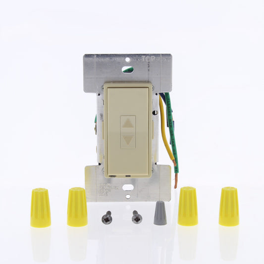 Leviton MRI10-1LI Ivory Mural Decora Light Dimmer Switch Multi-Way 1000W Preset