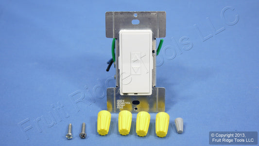 Leviton White Mural Decora Light Dimmer Switch Multi-Way 1000W Preset MRI10-1LW