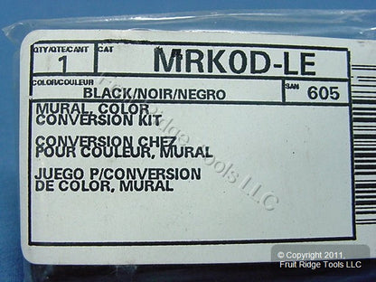 Leviton Black Color Change Conversion Kit for L/S Mural Dimmer Switch MRK0D-LE