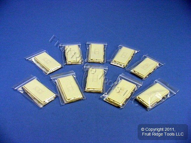 10 Leviton Ivory Color Change Conversion Kits for L/S Mural Dimmer MRK0D-LI