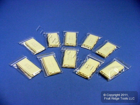 10 Leviton Ivory Color Change Conversion Kits for L/S Mural Dimmer MRK0D-LI