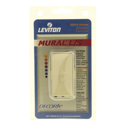 Leviton MRM10-1LI Ivory Dimmer Switch MultiWay Magnetic Low Voltage 1000VA
