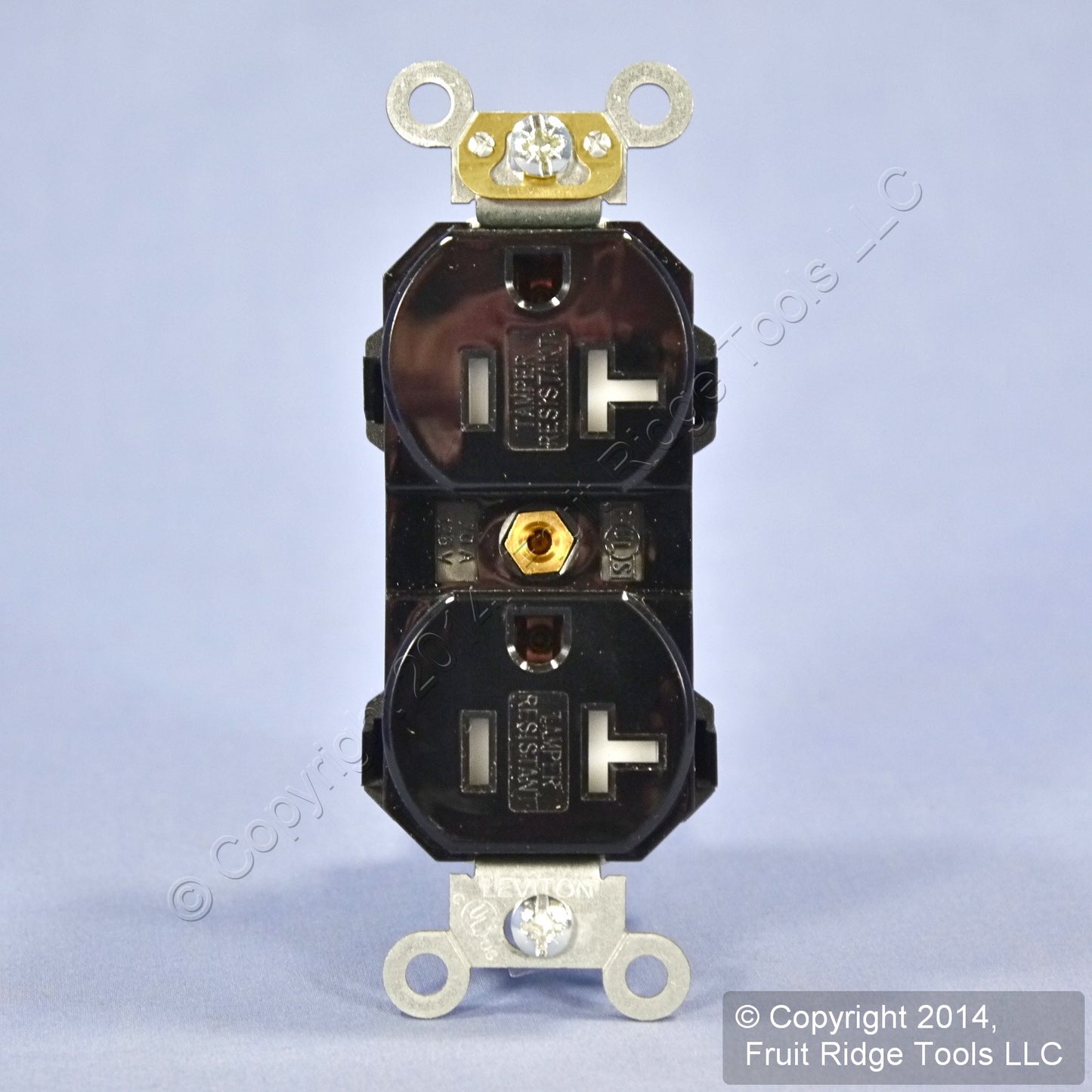 Leviton MT563-SE Black 20A Slim Body Tamper Resistant LEV-LOK Receptacle Outlet
