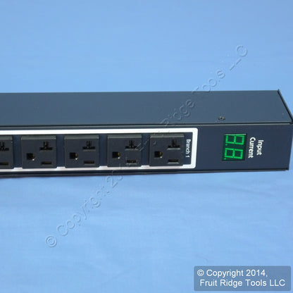 Leviton MV241-1D1 MeteRed 24 Outlet Vertical 1U Rack Server Power Distribution