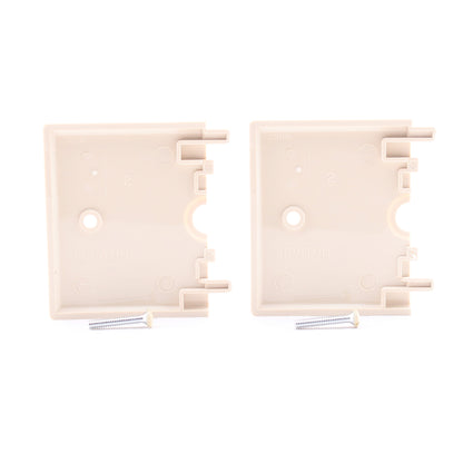 Leviton N751-I Ivory Phone Cable Split Wallplate Telephone Cover .406" Opening