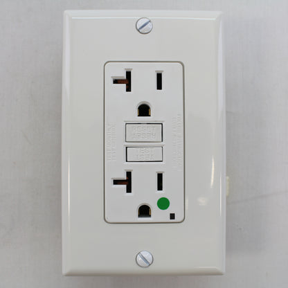 Leviton N7899-HGW White Hospital Grade 20A-125V Receptacle