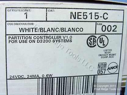 Leviton Dimensions Partition Controller 5-Button 4-Wall LCNET NE515-C