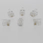 Lance Industries Phone Accessories 6 Standard 4-Wire Clear Modular Plugs 6-Pack