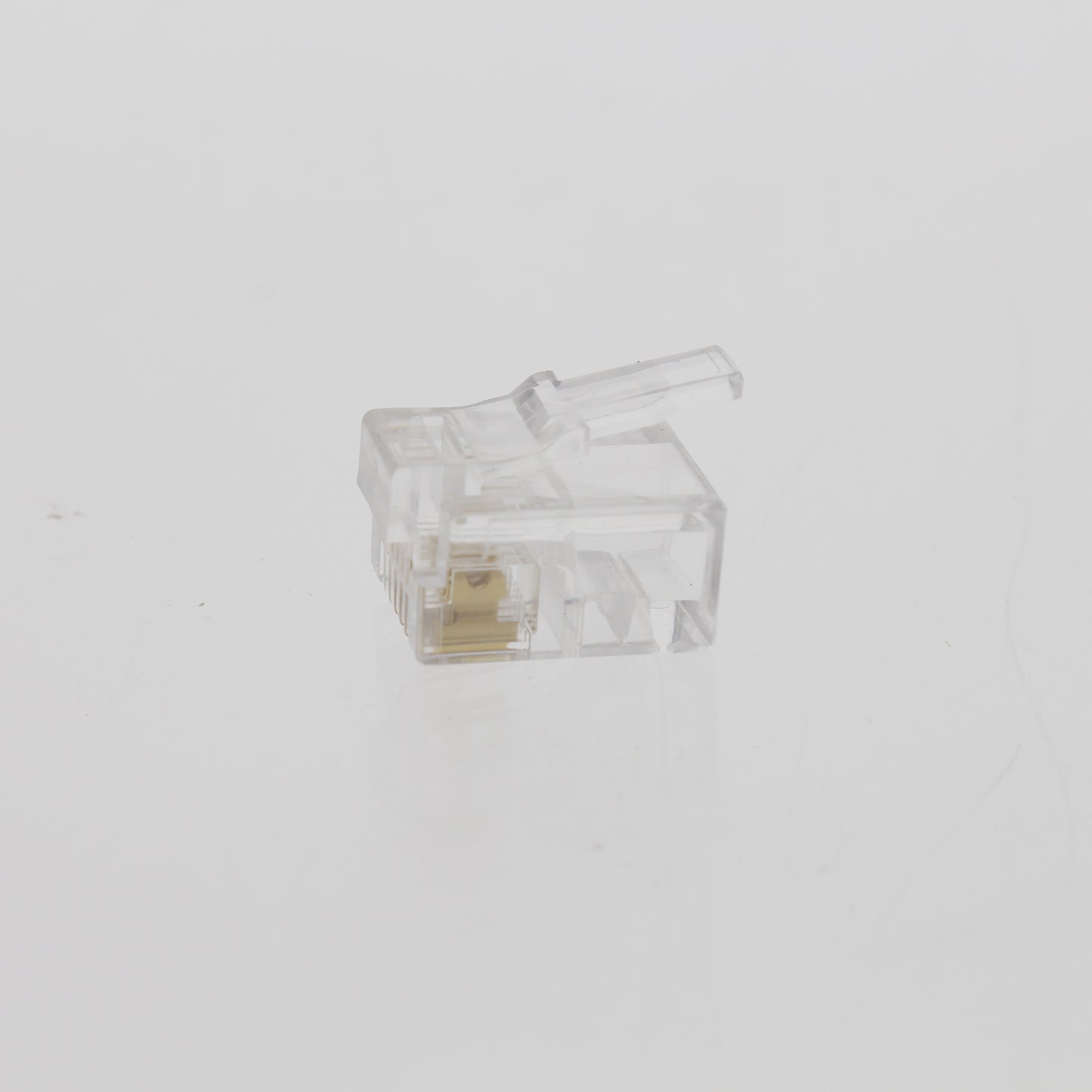 Lance Industries Phone Accessories 6 Standard 4-Wire Clear Modular Plugs 6-Pack