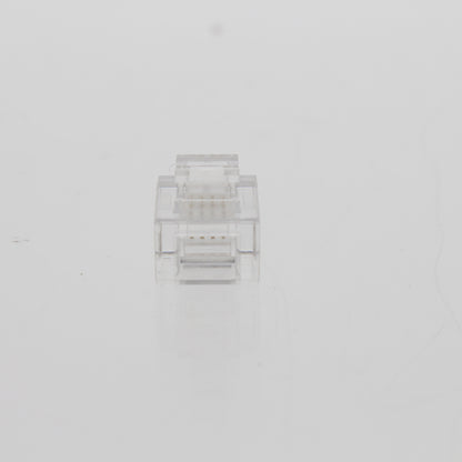 Lance Industries Phone Accessories 6 Standard 4-Wire Clear Modular Plugs 6-Pack