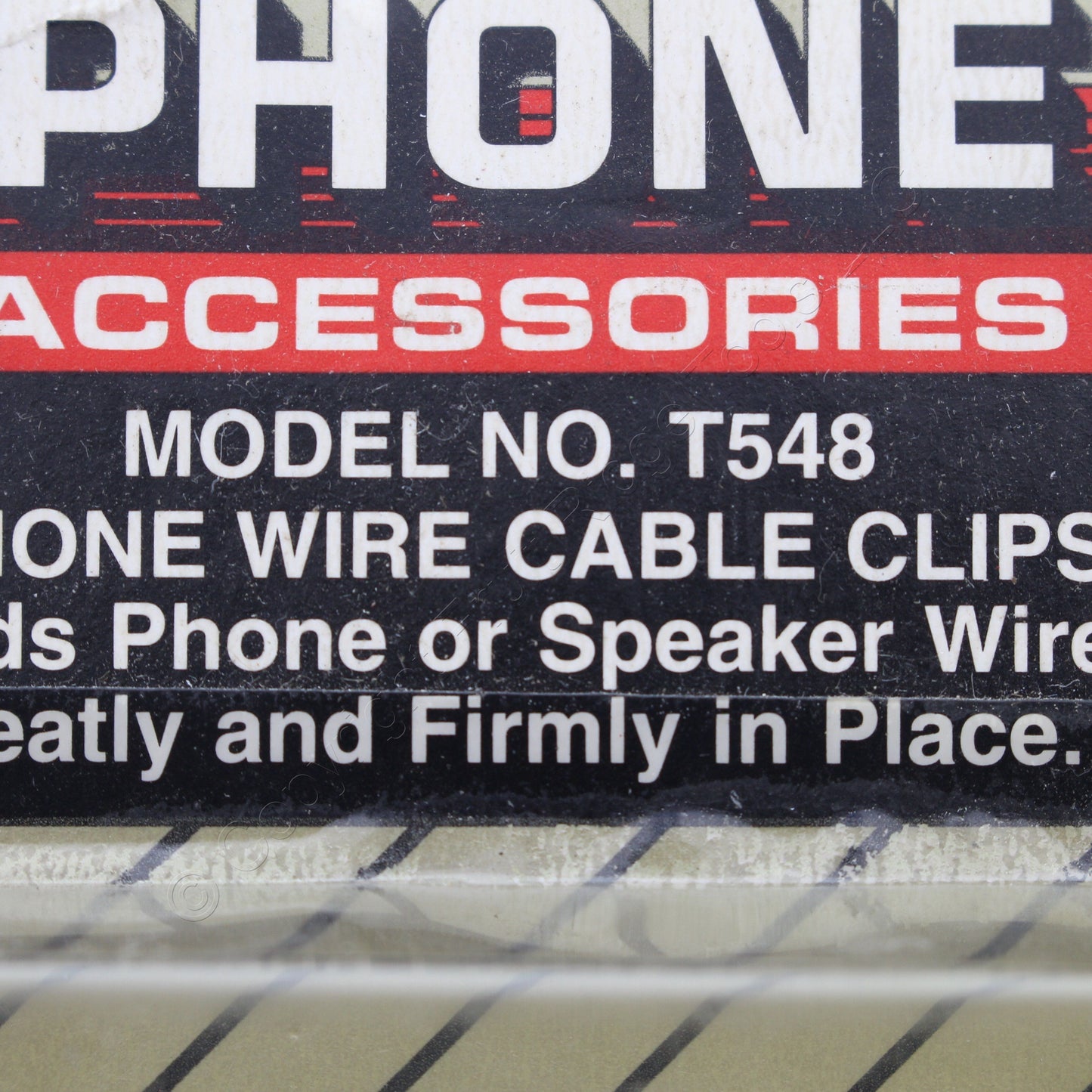 10 White Lance Cable/Wire Staples for Phone, Doorbell, Speaker, Thermostat