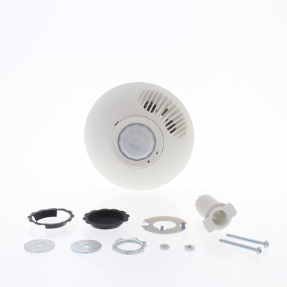 Leviton White Dual RELAY 180? Ceiling Occupancy Motion Sensor 1000 sft ODC10-MRW