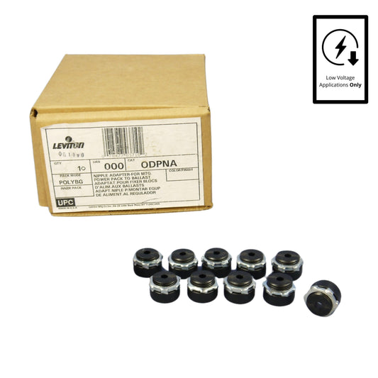 Leviton Nipple Adapters for Low Voltage Occupancy Motion Sensor ODPNA 10-Pack