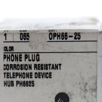 Leviton PH6625 Phone Plug Corrosion Resistant Telephone Device Hub