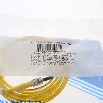 2M Leviton Fiber Optic Singlemode Simplex Patch Cable Cord SM ST LC PC PCSTF-S02