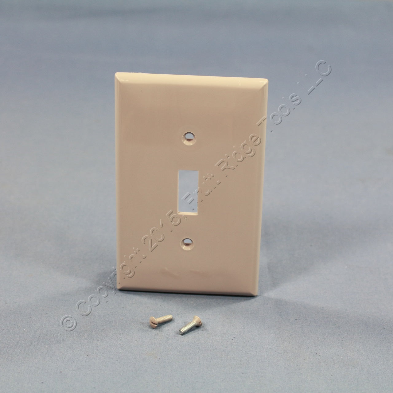 Leviton PJ1-GY Gray 1-Gang Toggle Switch Unbreakable Nylon Midway Wallplate