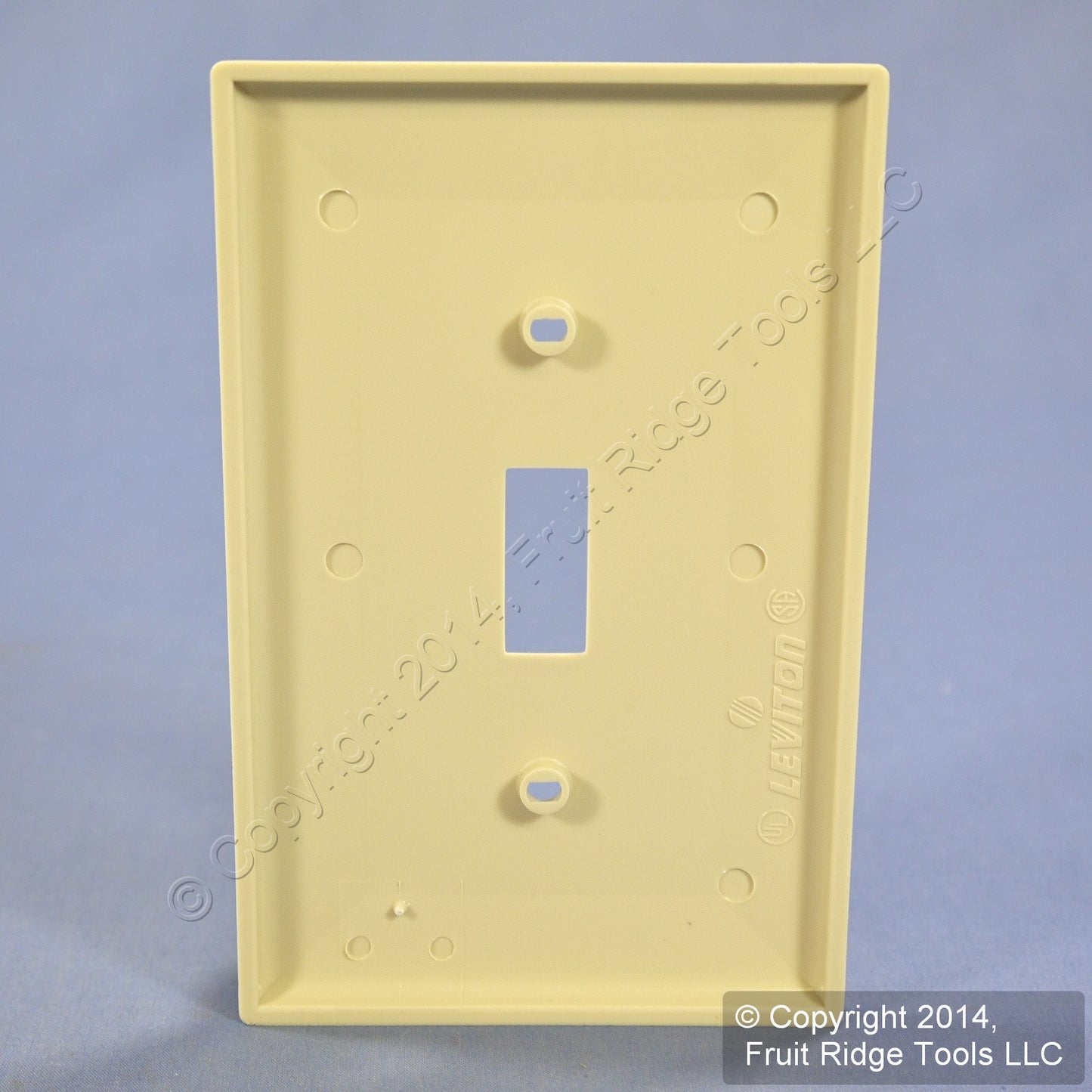 Leviton PJ1-I Ivory 1-Gang Toggle Switch Unbreakable Nylon Midway Wallplate