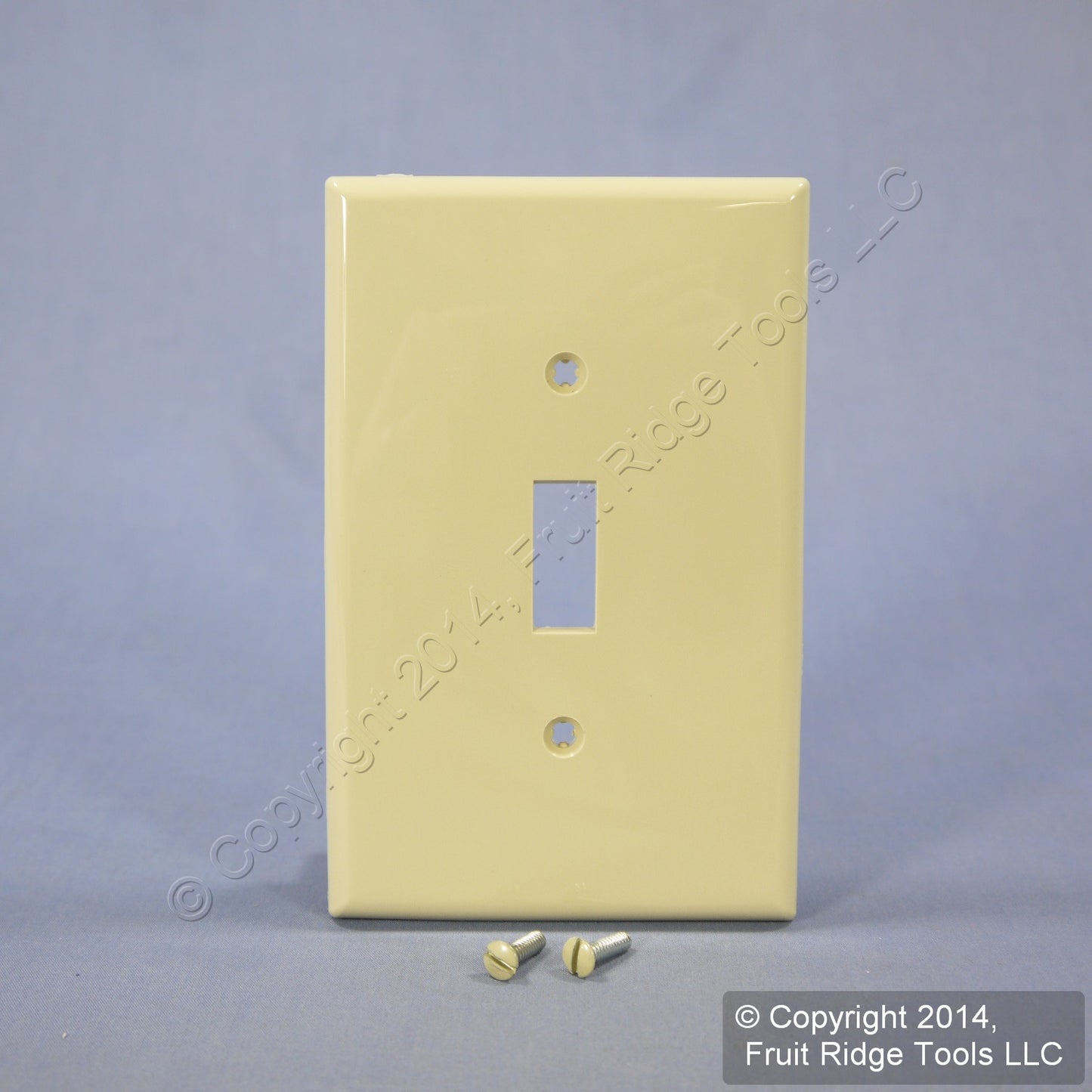 Leviton PJ1-I Ivory 1-Gang Toggle Unbreakable Nylon Midway Wallplate Cover 3pcs