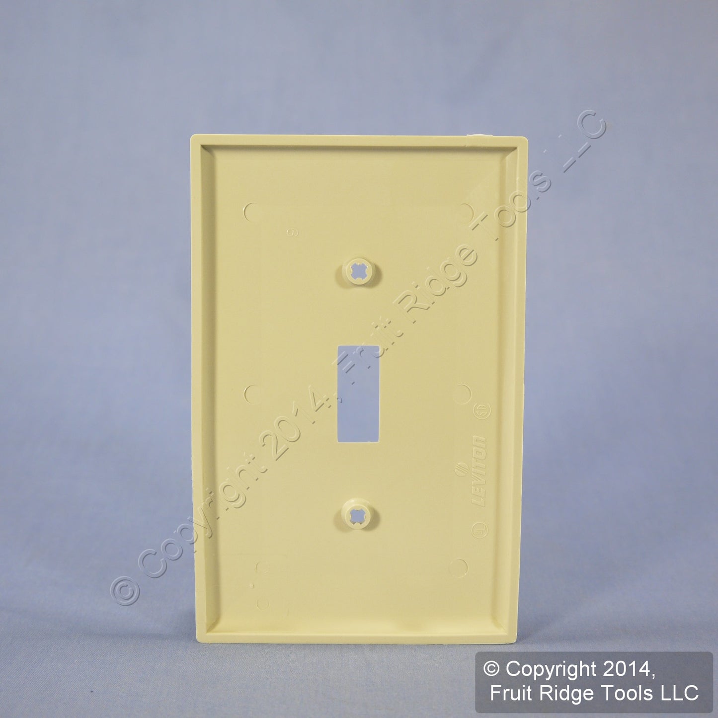Leviton PJ1-I Ivory 1-Gang Toggle Unbreakable Nylon Midway Wallplate Cover 3pcs