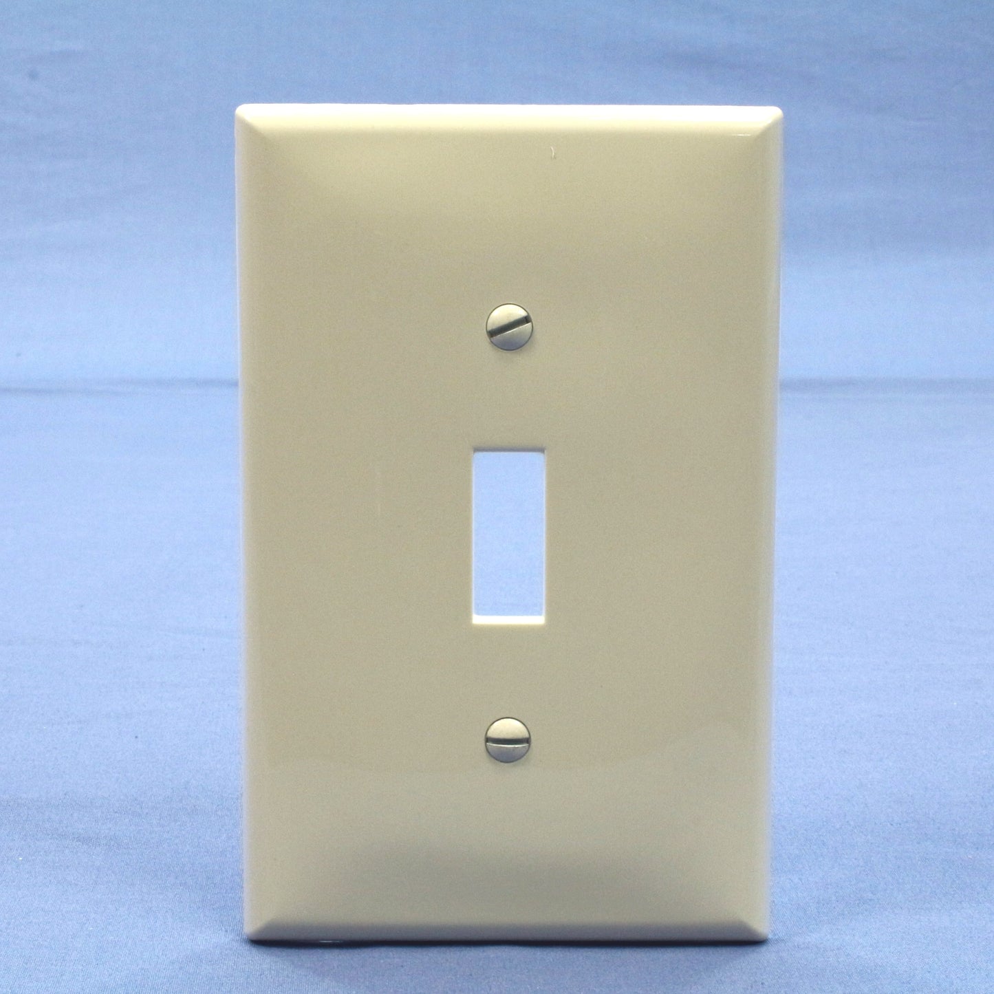Leviton PJ1-T Lt Almond 1-Gang Toggle Unbreakable Nylon Midway Wallplate Cover