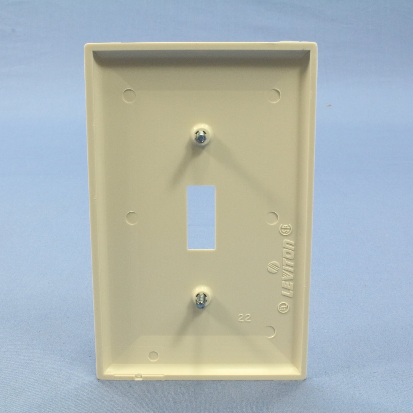 Leviton PJ1-T Light Almond 1-Gang Toggle Unbreakable Midway Wallplate Cover 3pcs