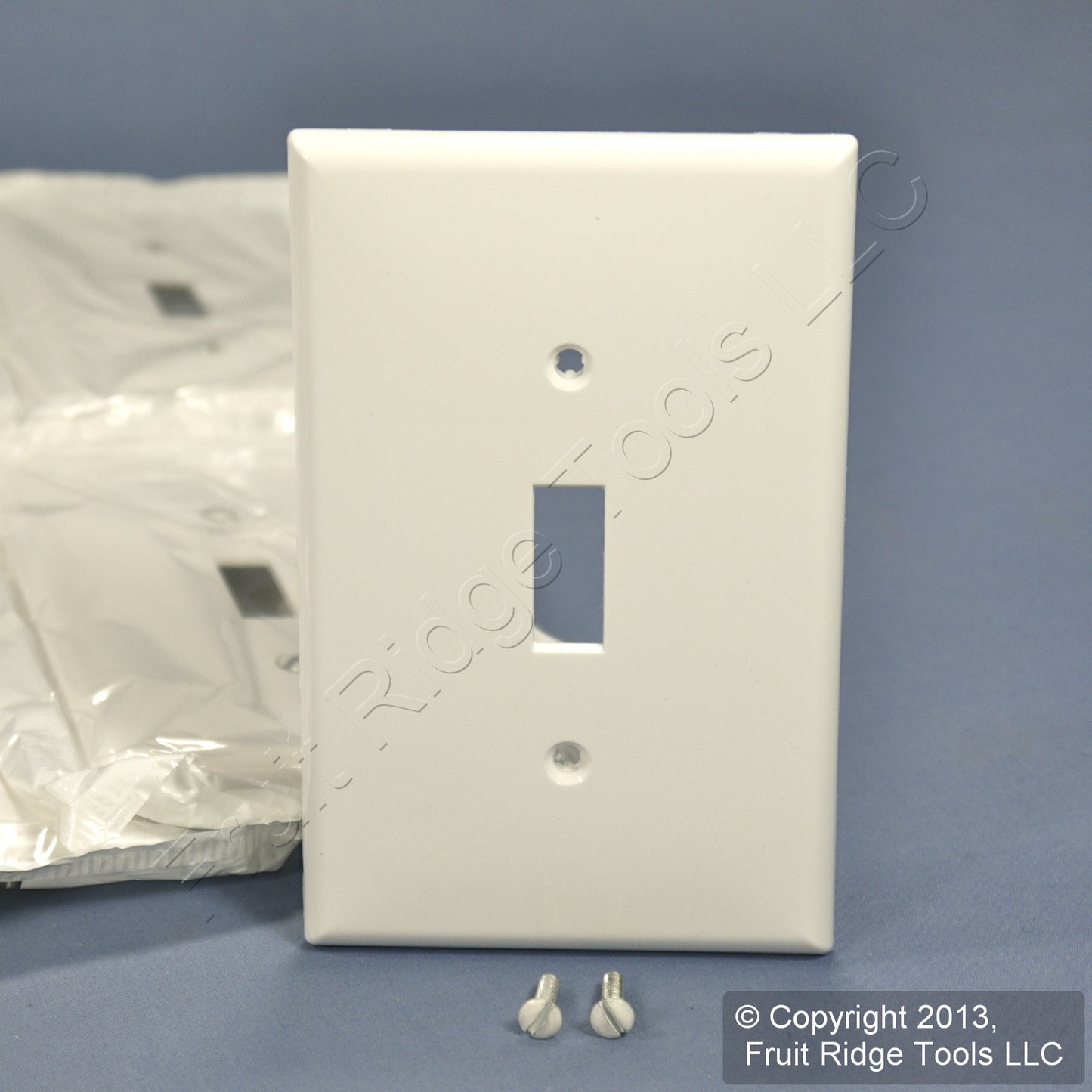 Leviton PJ1-W White 1-Gang Unbreakable Midway Switch Cover Nylon Wallplate 20pcs