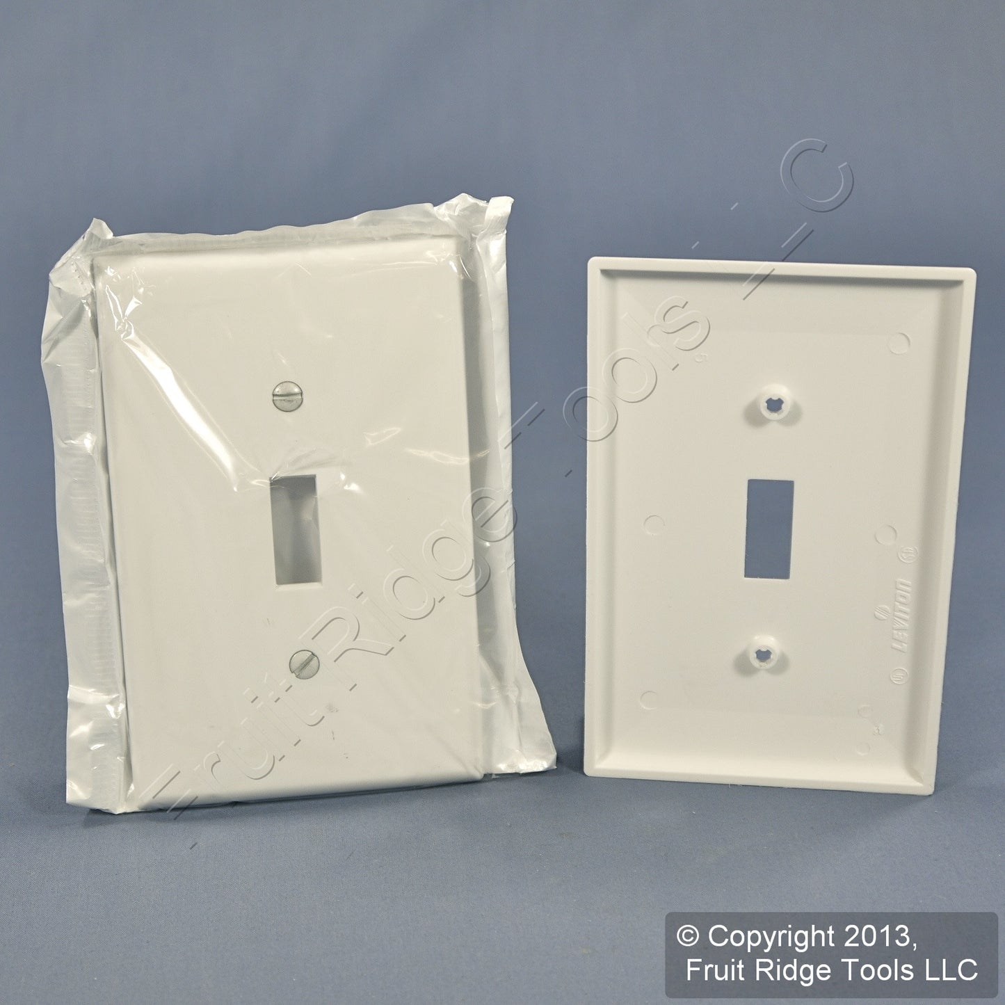 Leviton PJ1-W White 1-Gang Unbreakable Midway Switch Cover Nylon Wallplate 20pcs
