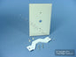 Leviton PJ11-T Lt Almond 1-Gang Phone .406" Unbreakable Midway Cover Strap Mount