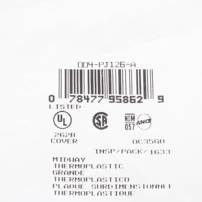 Leviton PJ126-A Almond 2-Gang Toggle Decora Unbreakable Midway Wallplate Cover