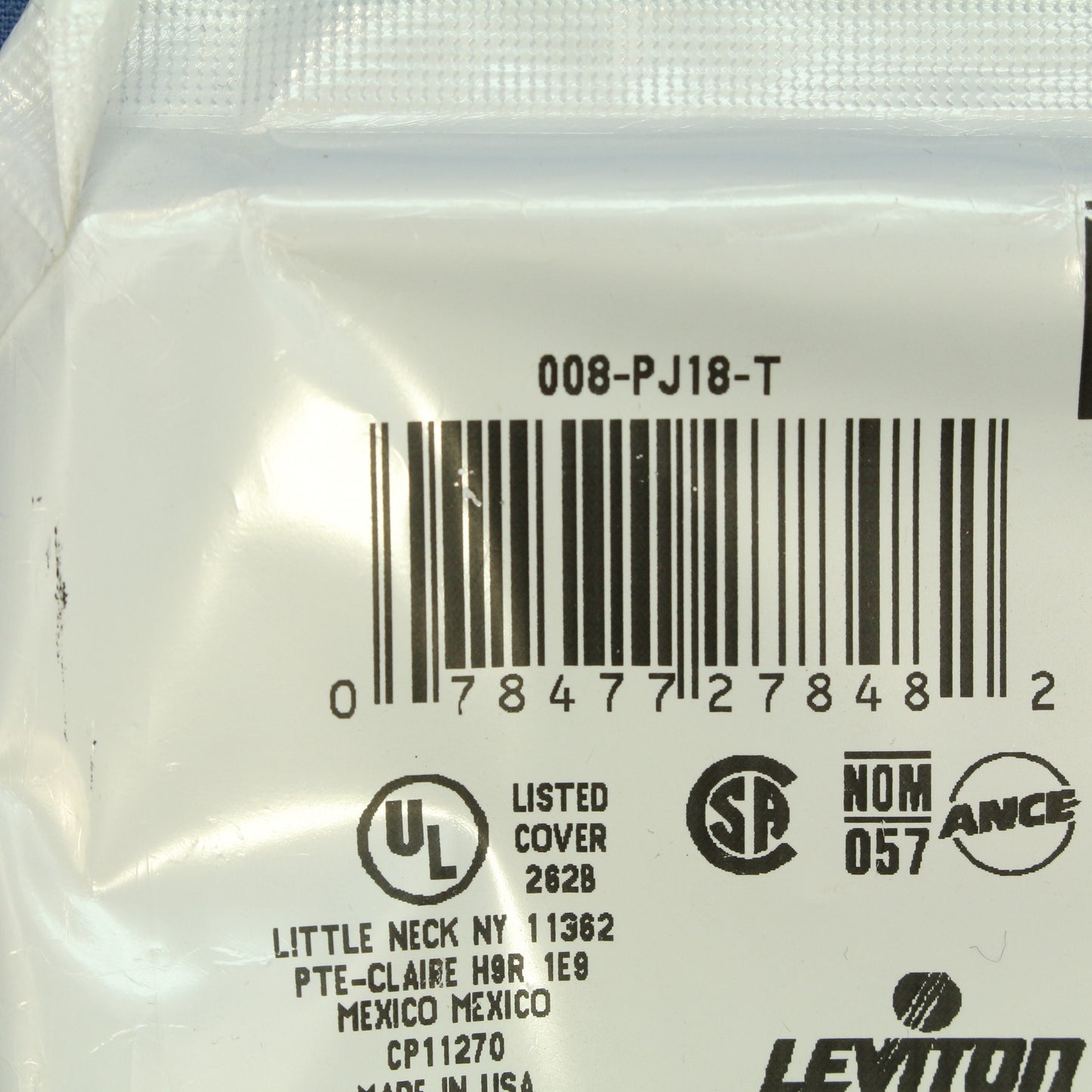 Leviton PJ18-T Light Almond 2-Gang Toggle Duplex Unbreakable Midway Wallplate